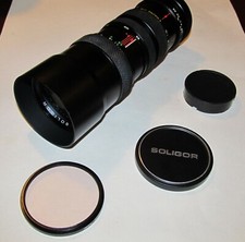 Soligor Camera Lens Macro Zoom 85mm-205mm 1:3.8  Plus Case