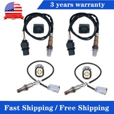 Set 4 Upstream+Down O2 Oxygen Sensor For 2017-2019 Ford F-250 F-350 Super Duty