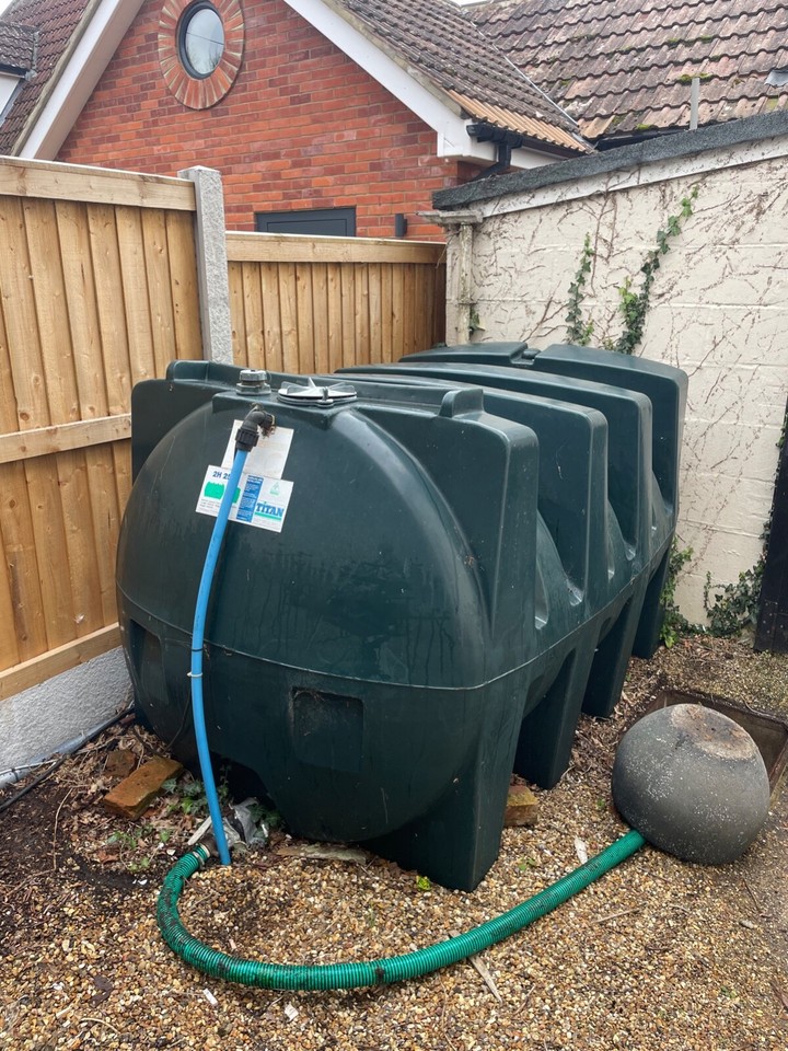 Oil tank Titan 2500 Litres "only used for water storage" eBay