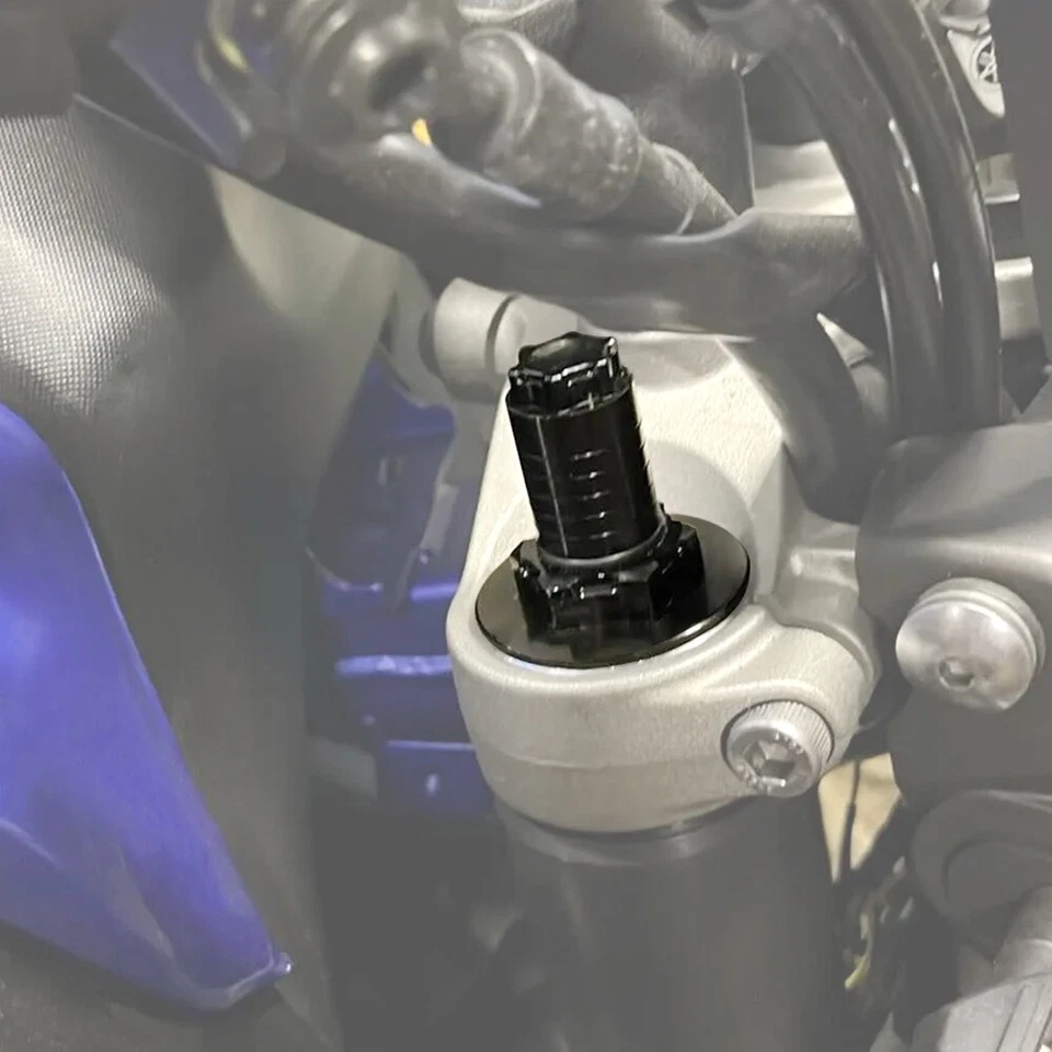 Tapa de horquilla de precarga de 41 mm de repuesto apta para Honda XL650 XL650V Transalp 650 Foto 2 de 4