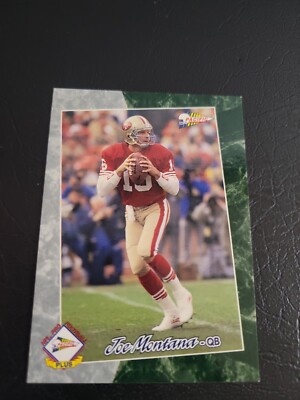 1993 Pacific Plus JOE MONTANA #412 San Francisco 49ers HOF Football Card