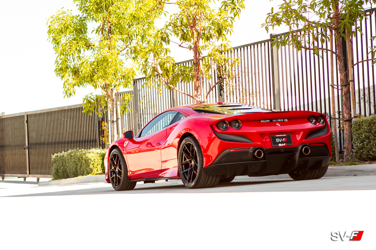 20" 21" Savini SV-05 Black Wheels for Ferrari Maserati Lamborghini Corvette C8 