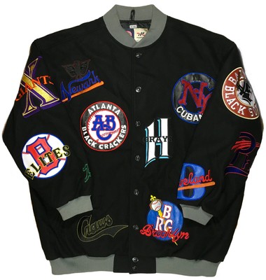 Vtg Negro League Baseball Varsity Wool Letterman Jacket 4XL Embroidered Patches | eBay