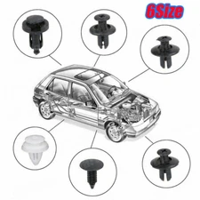 100pcs Retainer Clips Body Bumper Rivet Retainer Trim Molding Push Pin Clips kit