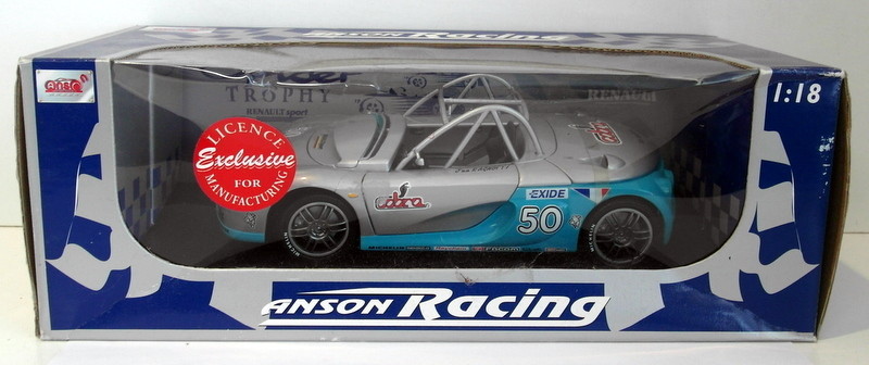 RENAULT Sport Spider 1 18 Anson Racing Diecast Car RAGNOTTI Cobra