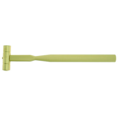 Horotec MSA04.011 Hammer With Round Head In Polished Brass And Plastic Handle