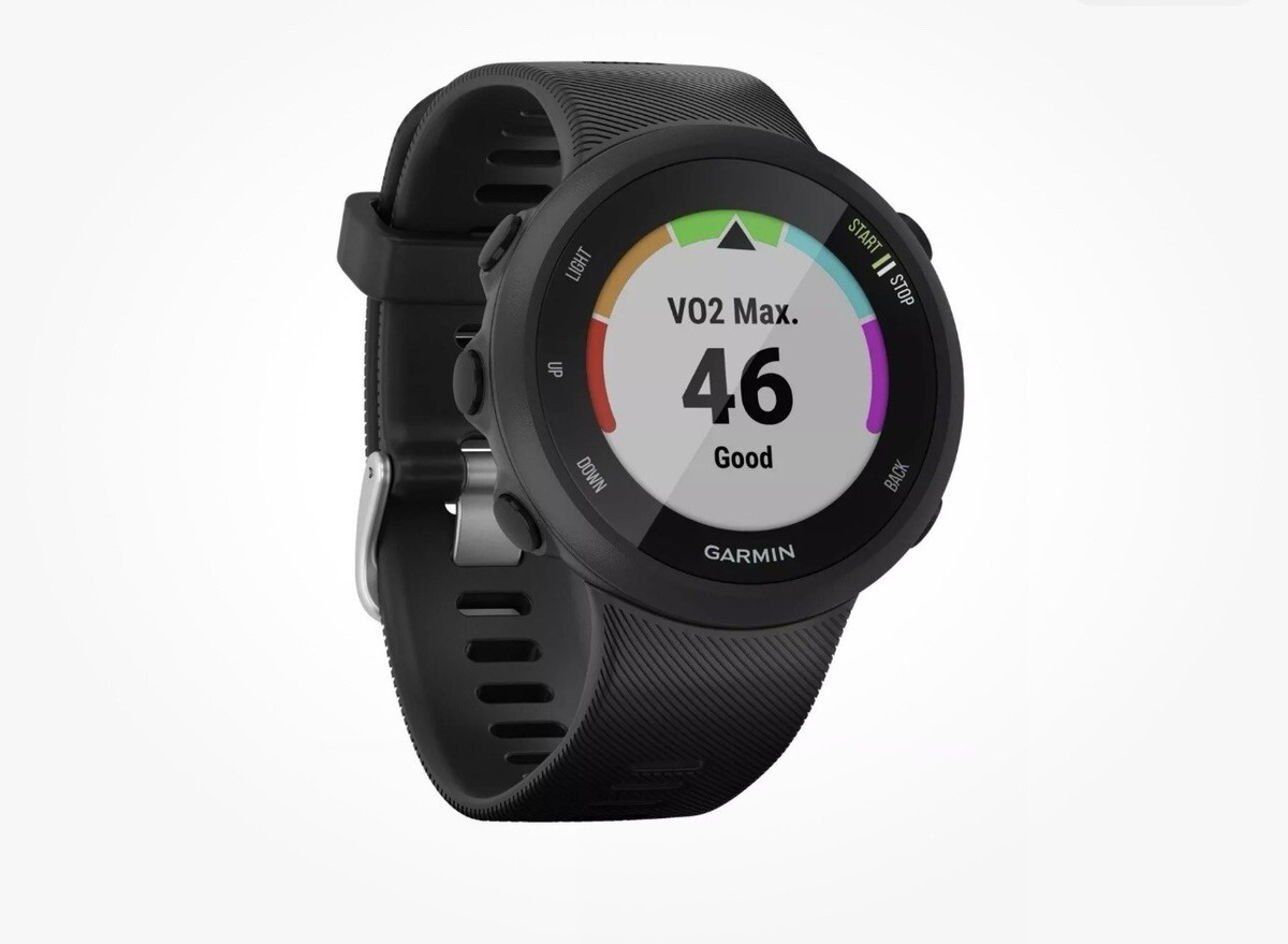 GARMIN - 「わたあめ」GARMIN FOREATHLETE 45 BLACK Garmin forerunner 45 (GPS) 45mm Black Plastic Case with