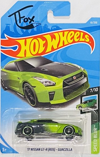 Hot Wheels ‘17 Nissan GT-R (R35) - Guaczilla green