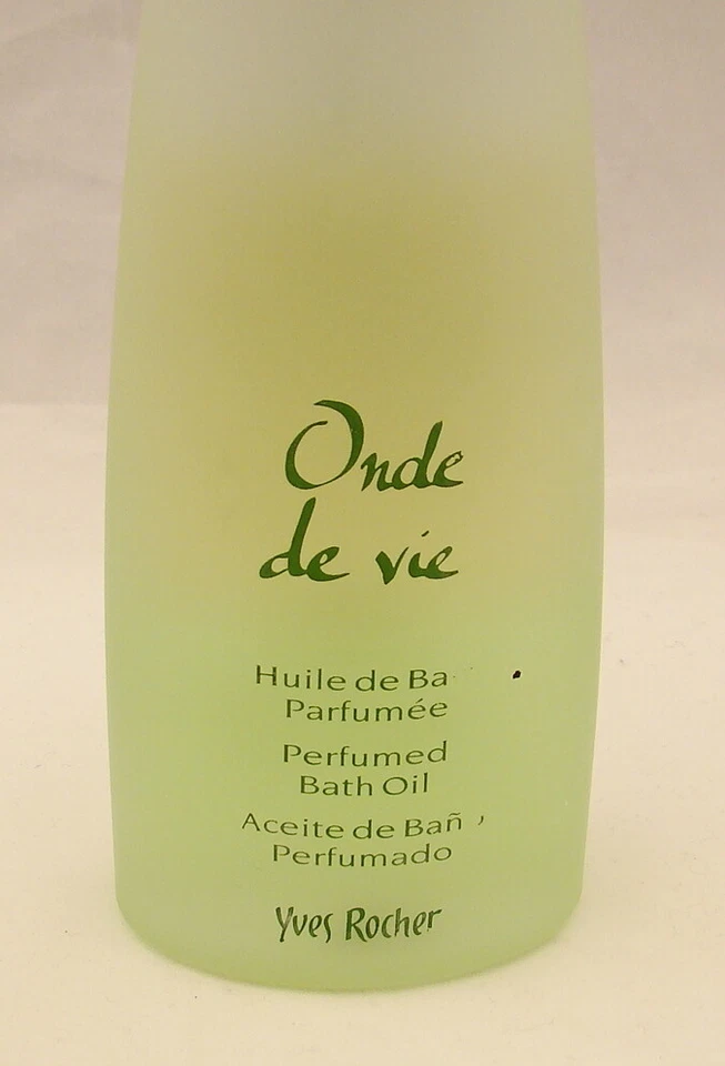 Yves Rocher ONDE DE VIE Perfume Bath Oil 3.4 oz 100 ml EXP 04/2004 NEW NWOB - Image 2 of 4