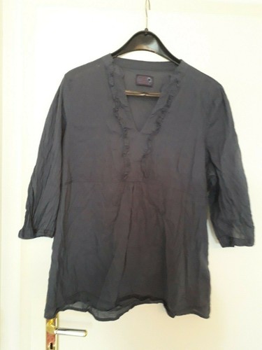 Bluse, blau, Größe 48 - Bild 4 von 4