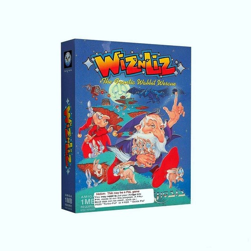 VERY RARE Wiz 'n' Liz by Psygnosis for Commodore Amiga - NEW / SEALED
