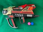 Mighty Morphin Power Rangers MMPR ~ Vtg Power Cannon 2 Balls & Red Power Gun