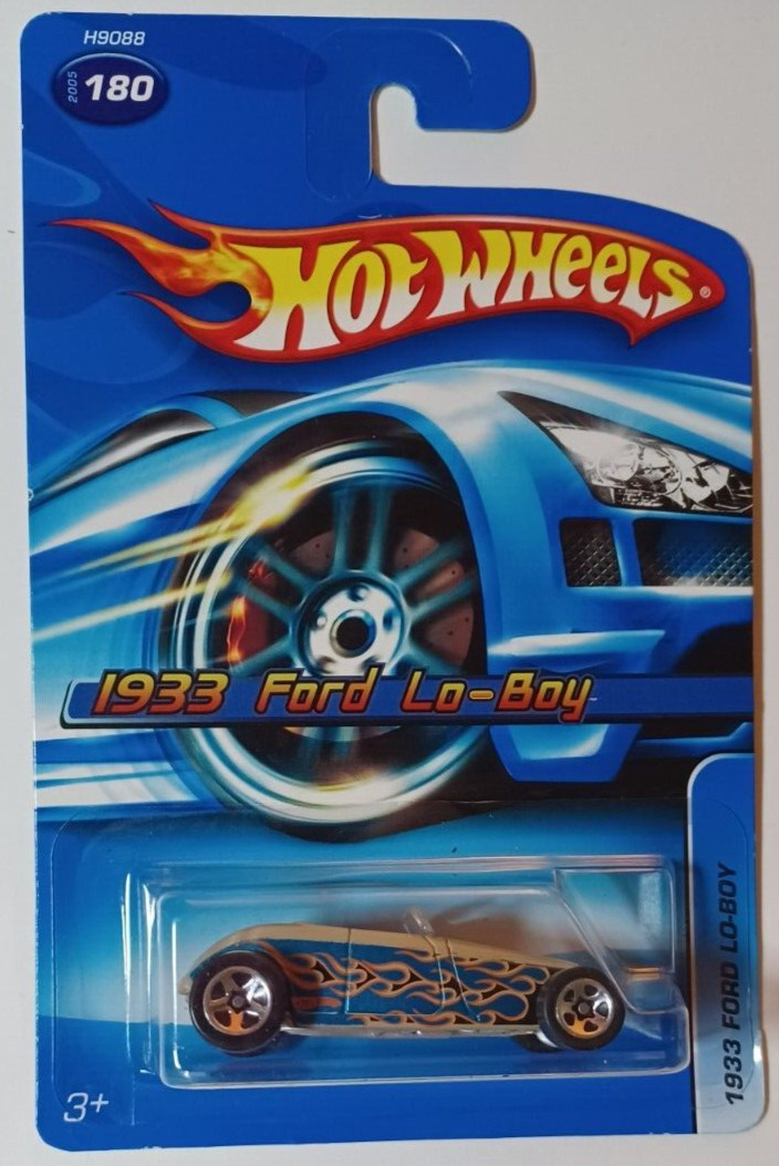 Hot Wheels 2005 Mainline #180 1933 Ford Lo-Boy Flat Beige New