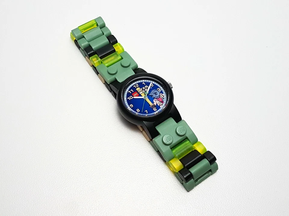RELOJ PULSERA LEGO WATCH STAR WARS YODA LINK PRIMEROS NIÑOS + INMACULADO + NUEVO BATT + Foto 3 de 4