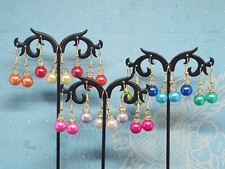 Christmas Ornament Ball Earrings Holiday Decoration Earrings Colorful Vibrant