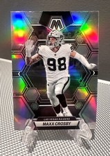 2023 Mosaic MAXX CROSBY Silver Prizm Base Parallel 2🔥NFL Las Vegas Raiders