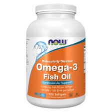 NOW Foods Omega-3  500 Softgels NOW1653