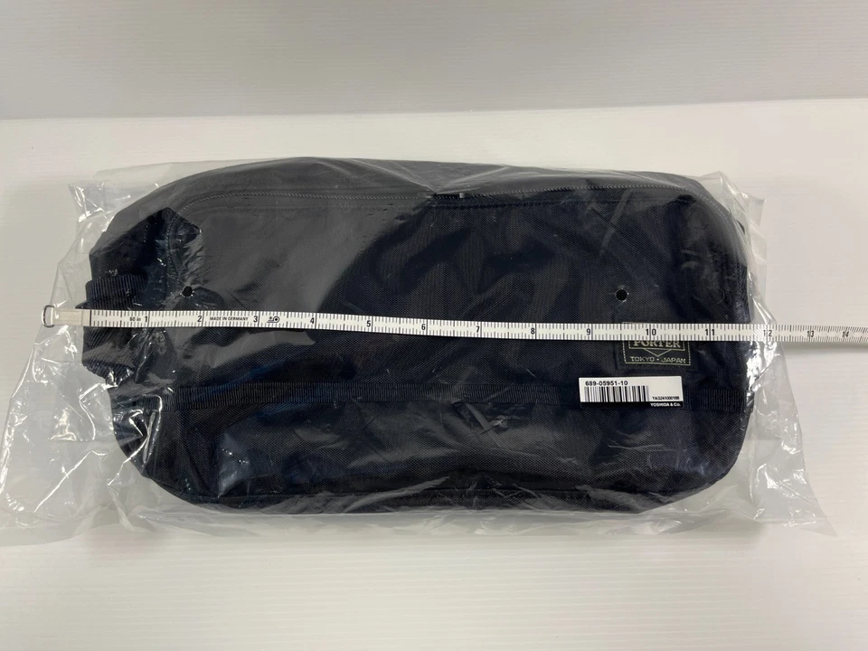 Yoshida Porter Flash Bolso Cintura Bolso Bandolera NEGRO 689-05951 Hecho en Japón Totalmente Nuevo Foto 3 de 4