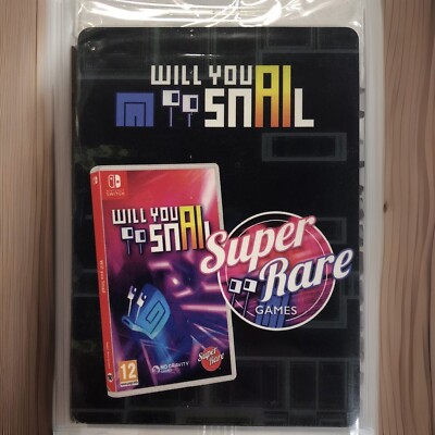 Will You Snail Super Rare Games Sealed Trading Card Pack TC80 Nintendo Switch