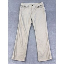VTG 80s Levis Pants Mens 34x29 Khaki Classic 5-Pocket made in USA Retro Boot