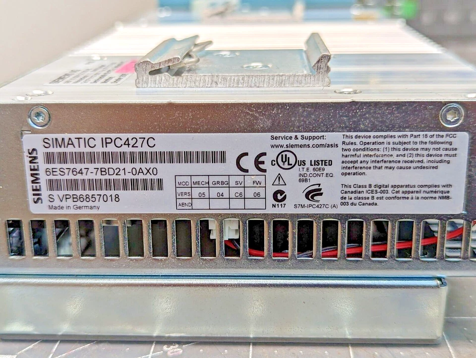Siemens Simatic Cesar Microbox IPC427C / 6ES7647-7BD21-OAXO Tirador de Trabajo [Z4S5] Foto 4 de 4