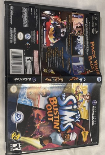 Sims Bustin' Out (Nintendo GameCube, 2003) - CIB - Disc Resurfaced - Picture 3 of 6