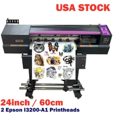 US-24inch 60cm DTF Printer Direct to Film Printer 2 Epson I3200-A1 Printheads
