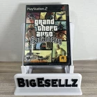 Grand Theft Auto San Andreas PS2 Black Label Tested Case & Disc Only