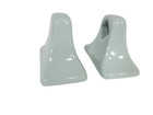 Vintage Seafoam Green Ceramic Towel Bar Rod Rack Post Holders Classic Color 455