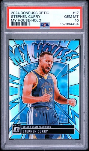 Stephen Curry [Holo] #17 2024 Panini Donruss Optic My House card