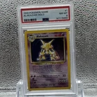 Pokemon PSA 8 Alakazam Base Set Holo Rare