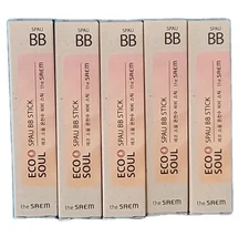 ( LOT OF 5 ) the SAEM ECO SOUL • SPAU  BB Stick   12g Each.  COLORS  # 02 