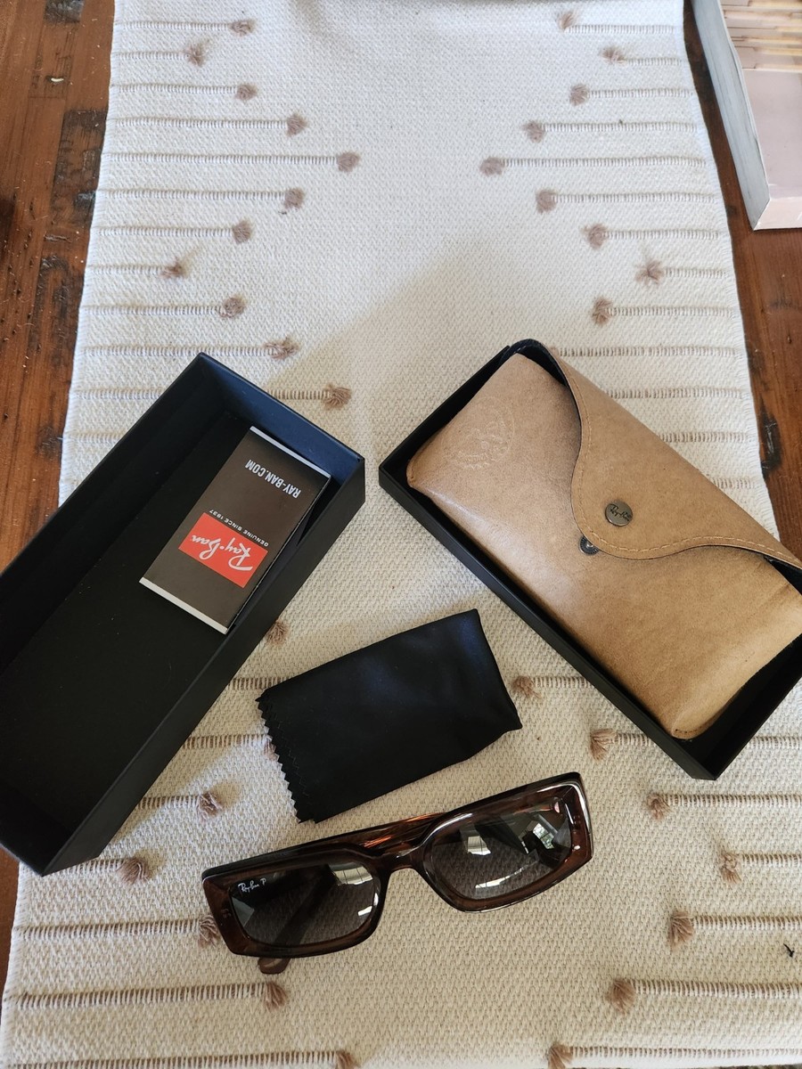 Ray Ban Kiliane Bio-Based Sunglasses- Transparent Brown Frame