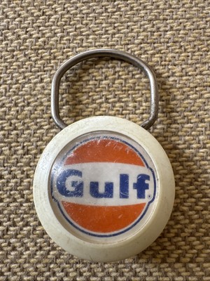 Vintage Keychain Gulf Oil Pull Apart Affluent King Of Prussia Pennsylvania