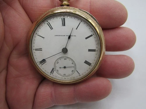 Vintage Hunting Case BARTLETT WALTHAM A. W. Co. GF Pocket Watch Serial 1,021,221