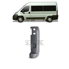 Stoßstangenecke hinten rechts schwarz kurz/lang für Fiat Ducato 07/14 -10/23
