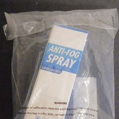 Anti-Fog Long Lasting Spray 30 ml w/ Cleaning Cloth for Glasses & Devices