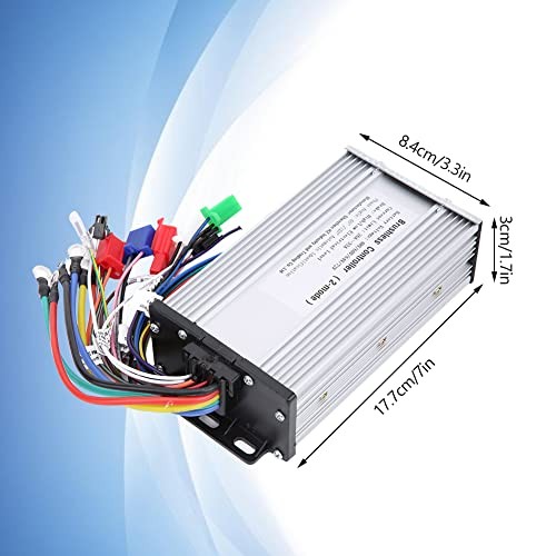 Tbest Brushless Motor Controller,12Tube Dual Mode Rectangula 48V 60V 64V 72V