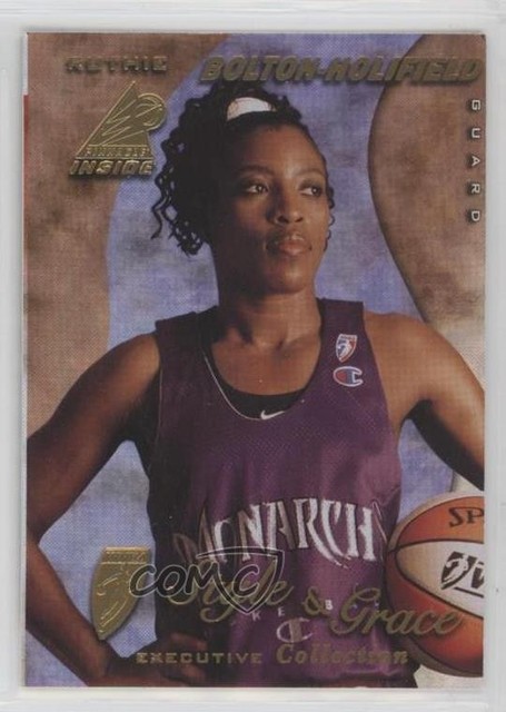 1997 Pinnacle Inside WNBA Executive Collection Ruthie Bolton #76 Rookie RC 1as0