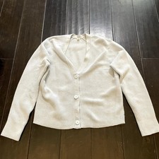 Lululemon Merino Wool-Blend Cardigan Powder Blue Women's Size 8