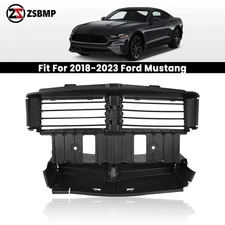 Radiator Grille Air Shutter Assembly For 2018-2023 Ford Mustang without Motor