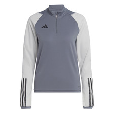 adidas Tiro23 Competition Collared Long Sleeve Quarter Zip Pullover Top Womens S