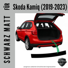Ladekanten Lackschutzfolie  für Skoda Kamiq  VFL  (2019-2023) schwarz seidenmatt