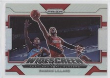 2021-22 Panini Prizm Widescreen Silver Prizm Damian Lillard #6 0ce4