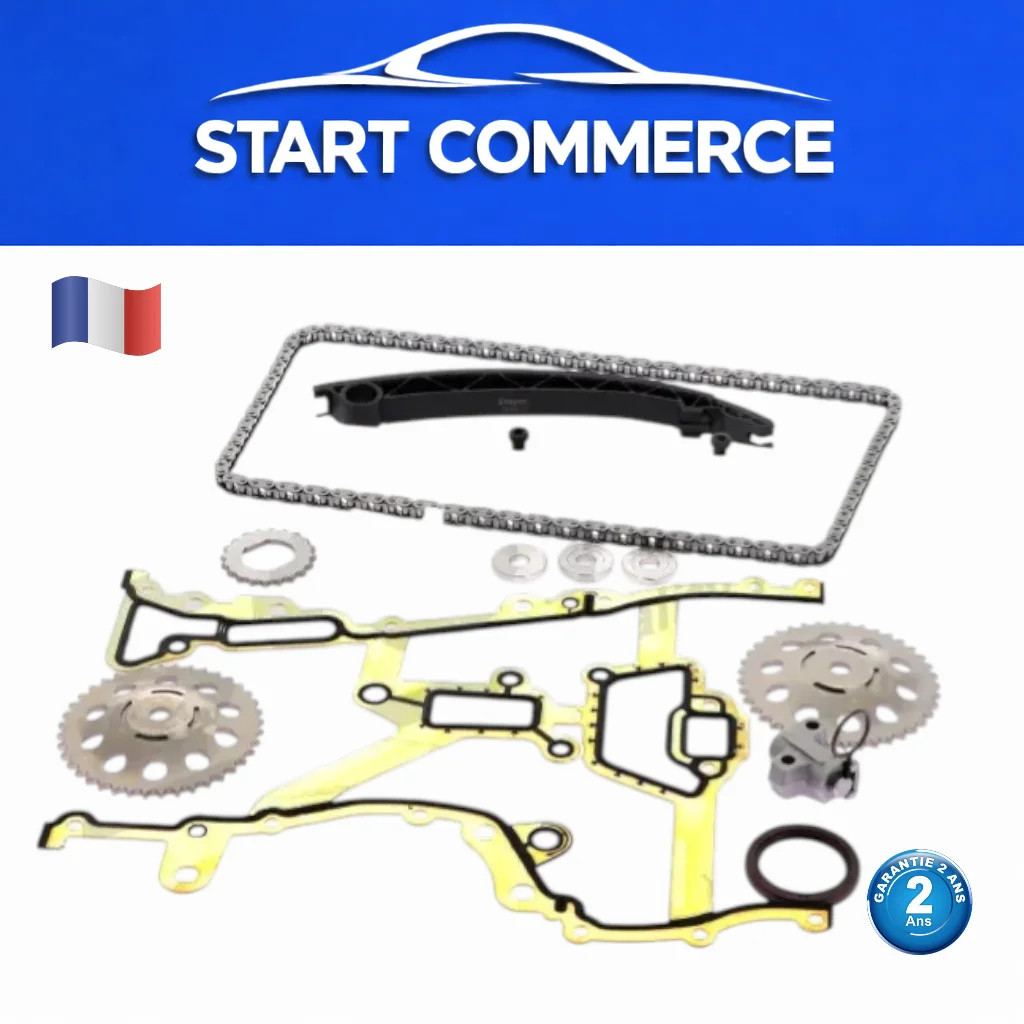 Kit chaîne de distribution pour rénovation moteur Opel Corsa D Meriva A 1.2 1.4