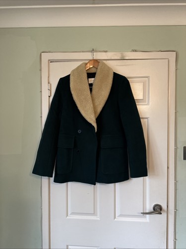 Sandro 38 Wool Blend Coat 38 New - Picture 2 of 9