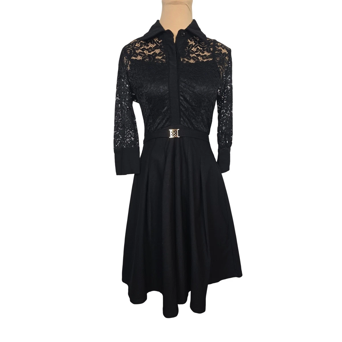 chinese dress ladies Dolce & Gabbana Floral Lace Collared Mini Dress main image 0