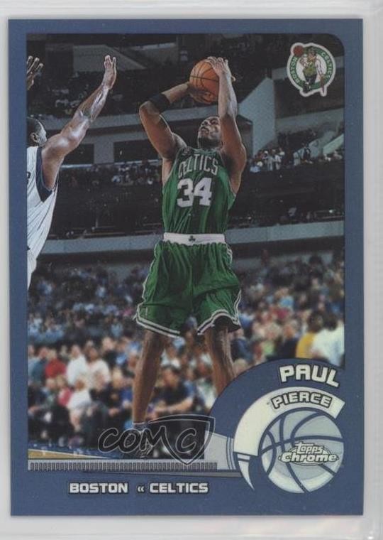 2002-03 Topps Chrome Refractor Paul Pierce #62 HOF 04xs