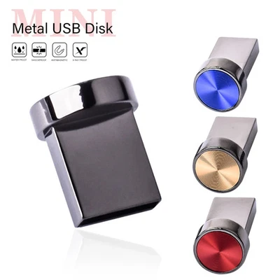 JASTER Mini USB Flash Drives 128GB Metal Pen Drive 64GB Memory Stick 32GB Red Blue Gold