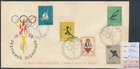 LS74595 Netherlands 1956 olympic games cv 225 EUR FDC used